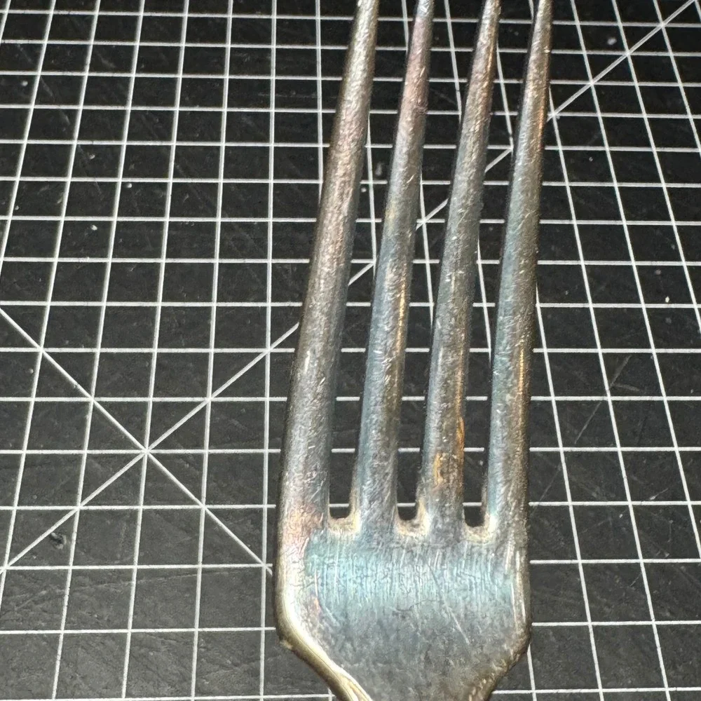Oneida Community Plate Deauville Silver Plated Dinner Fork Art Deco 1929 Vintage